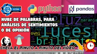 ️ + ¿Cómo hacer una nube de palabras? | Análisis de sentimientos y opiniones | Word cloud