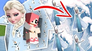 ЦУНАМИ ИЗ ЭЛЬЗЫ ПРОТИВ ДОМА ИЗ СНЕГОВИКА В МАЙНКРАФТ | ХОЛОДНОЕ СЕРДЦЕ В MINECRAFT