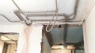 Монтаж электропроводки и нового щитка в квартире