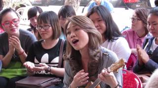 Mỹ Tâm Foundation trao quà Tết 2014 | Trống Cơm - Bèo Dạt Mây Trôi