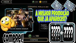 Pacote Herois Shaolin - Uma Das Melhores Promoções Apareceu no Mortal Kombat Mobile