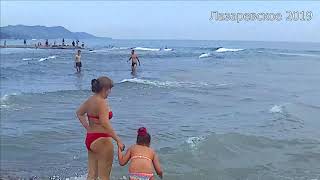 ?ПОГОДА НА МОРЕ В #ЛАЗАРЕВСКОМ 01.08.19✦ВОЛНЫ✦ПЛЯЖ✦РЕКА✦ШАРИК НАШЕЛСЯ ))