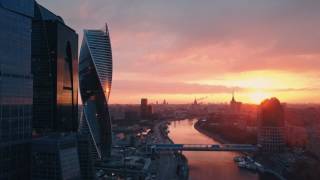 Moscow City Business Center from Above  | DJI Mavic Pro