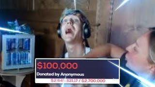 DONANO 100 MILA DOLLARI A NINJA! Costretto a farsi 2 tatuaggi! [Sottotitoli in italiano!] ?