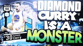*NEW* 98 DIAMOND CURRY GAMEPLAY!! BEST SHOOTING CARD EVER!!! HIS IS WAYYY TO OP!!