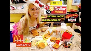 Entire $1 $2 $3 Value Menu of McDonalds MUKBANG EATING SHOW | $20 Randy Santel Value Menu Challenge