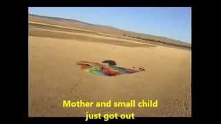 Hot air balloon hard landing.