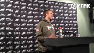 Eagles QB Nick Foles said he hurt his throwing arm in the second quarter of win over Redskins.