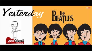 IMPARARE A SUONARE YESTERDAY CON LA CHITARRA - THE BEATLES - TUTORIAL ACCORDI