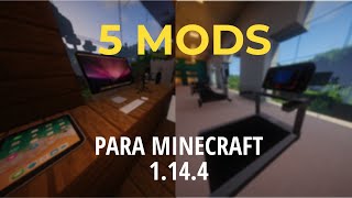 5 MODS DE DECORACIÓN PARA MINECRAFT 1.14.4 | MAKECRAFT