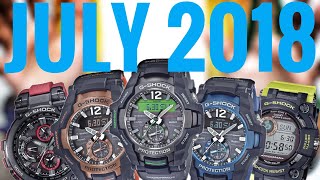 JULY 2018 New Release G-SHOCK watches - first impression