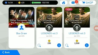 Legends Vol. 3 Romario Box Draw PES 2018 Mobile