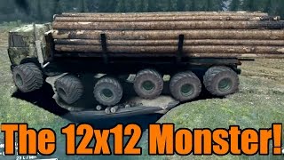 Spin Tires | 12x12 | Monster Hauling Machine!
