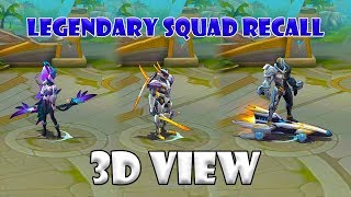 Mobile Legends Legendary Squad Recall but in 3D View