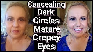 How To Conceal Dark Circles, Under Eye Creasing, Concealing Crepey Skin