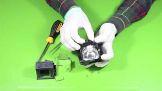 How to reuse the housing of projector lamp on EPSON ELPLP68