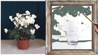 КАК НАРИСОВАТЬ ЦВЕТЫ Урок поэтапно