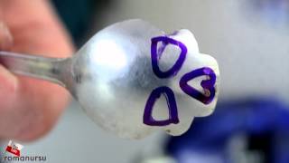 Как сделать классную чайную ложку в виде черепа своими руками⁄DIY skull shaped spoon