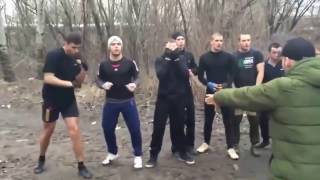 Драка (СТЕНКА НА СТЕНКУ) Боксёры против Борцов!!!!