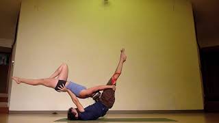AcroYoga - the flow of many weapons - presented by YogaSlackers Jason and Chelsey