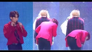 BTS looking tired and coughing!! @Kpop World Festival 2017