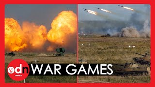 Russian Army Show Off in EXPLOSIVE Exercises