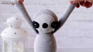 Амигуруми: схема Ленивец. Игрушки вязаные крючком - Free crochet patterns.