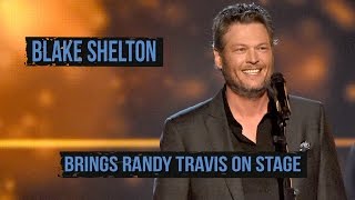 Blake Shelton Brings Randy Travis On Stage In Texas