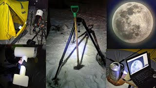 Наблюдения в телескоп зимой. Астро палатка! Любительская астрофотография
