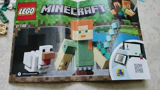Minecraft || Lego Minecraft ||  Minecraft Alex BigFig with Chicken