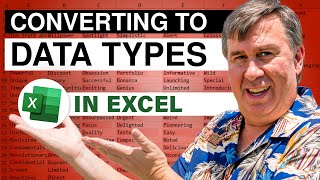 Converting To Wolfram Alpha Data Types in Excel - Episode 2344