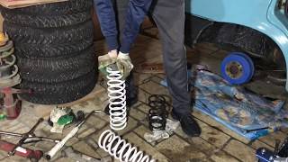 Поднимаем машину на Зиму | Подвеска от приоры | @aks21099