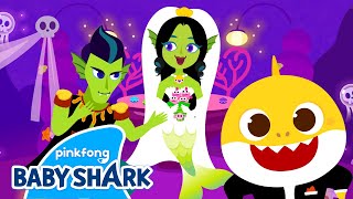 Halloween Mermaid Wedding | Halloween Shark Family | Holiday Special 