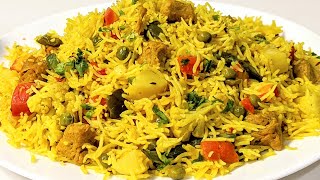 Mixed Veg Tehri Recipe | आलू वेजिटेवल ताहिरी | Veg Pulao Recipe| One Pot Rice Recipe- Sunita Agarwal
