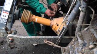 ジャイロ　畦塗り機　パーツ交換　動作確認