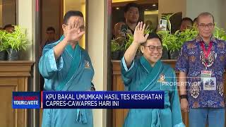 KPU Siap Umumkan Hasil Tes Kesehatan Anies-Muhaimin, Ganjar-Mahfud & Prabowo-Gibran