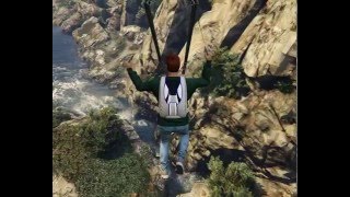 GTA 5 Train basejump ГТА 5 парашютизм, прыжки с парашютом