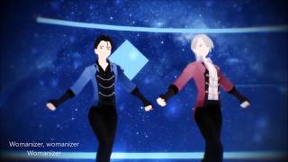 【MMD】Yuri!!! on ICE - Womanizer《Yuri & Viktor》