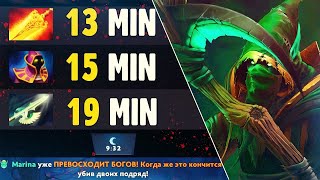9 МИНУТА - ГОДЛАЙК НА АБСОЛЮТНО СЛОМАННОМ КЕРРИ. | Necrophos Dota 2 7.23