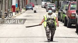 La Noria guardian protects locals with machete neighbourhood watch