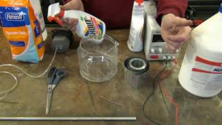 Zinc Plating Steel on the Cheap and Applying Yellow Chromate (Part 1of 2)