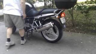 BMW R850R sound with Sebring Twister exhaust