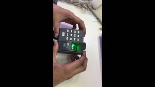 how to reset zkteco x7 and x6