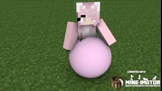 Minecraft vore animatoin: eating a creeper vore LOLOLOLOL