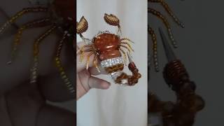 Брошь "Скорпион медовый"