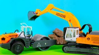 Пожарная машина, поезд, трактор, экскаватор, полицейские машины и игрушки Lego для детей