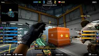 WESG 2018/19 World Finals - MIBR vs. AGO (Mapa 1 - Nuke) - Narração PT-BR