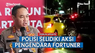 Polisi Selidiki Aksi Sopir Fortuner Rusak dan Tabrak Mobil Lain di Senopati
