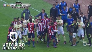 En el final del Clásico, empujones, juramentos y promesas de seguirla
