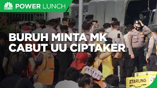 Gelar Aksi Unjuk Rasa, Buruh Minta MK Cabut UU Ciptaker